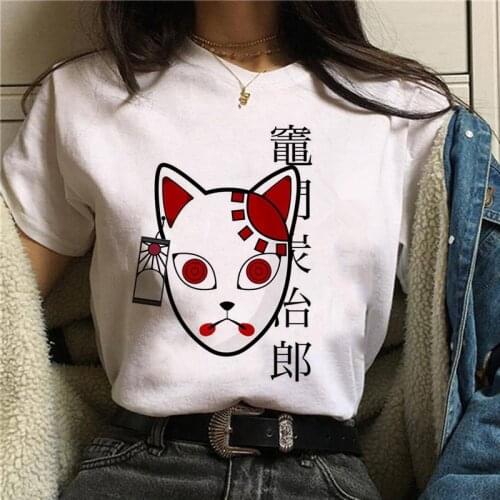 Hot Demon Slayer Funny Cartoon T Shirt Men Fashion Kimetsu No Yaiba T-shirt Graphic Japanese Anime Tshirt Hip Hop Top Tees Male