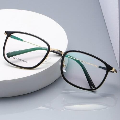 Logorela D825 Square Glasses Frames Men Women Vintage Transparent Optical Eyeglasses Frames Clear Lens Spectacles Eyewear
