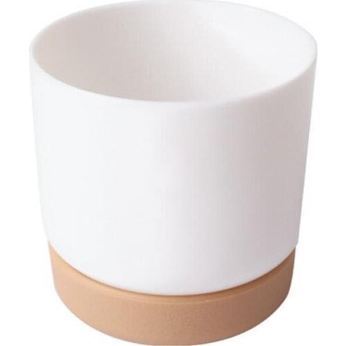 Flowerpot Small Lightweight Fashion Succulent Green Plant Pot Double-layer Flowerpot for Home