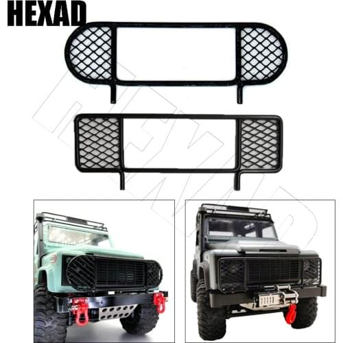 Metal Front Bumper Anti-Collision Guard Net Middle Fence Grid Camel Trophy for MN D90 D91 MN99S 1/12 RC Car Parts