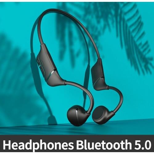 Bone Conduction Earphones Bluetooth 5.0 Wireless Headsets Outdoor Sport with Microphone for Xiaomi Huawei Smartphones