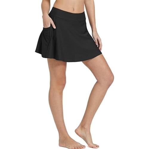 New 2020 Women Summer Bikini Cover-Ups Bottom Tankini Swim Pocket Mini Skirt Swimwear Cover Up Beach Swimsuit Swimwear Plus Size