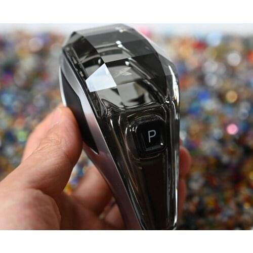 Crystal shift knob It is suitable for KIA K3 K4 K5 KX5 soul sportage R fcrte carnival auto shift head with unlock button