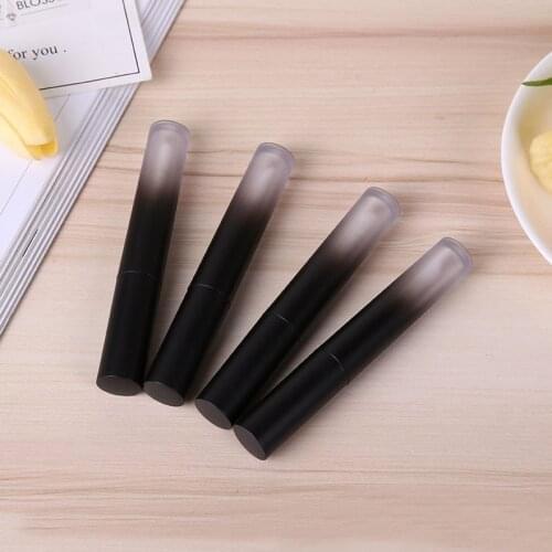 30/100pcs 5ml Empty Lipgloss TUbes Gradient Black Gold Refillable Makup Cosmetic Lip Gloss Tint Base Containers Travel Bottles