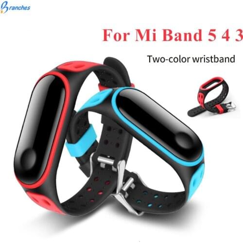 Sport Strap For Xiaomi Mi Band 3 4 5 Smart Watch Wrist M3 M4 Plus Bracelet For Xiaomi MiBand 3 4 5 Miband Strap Replacement