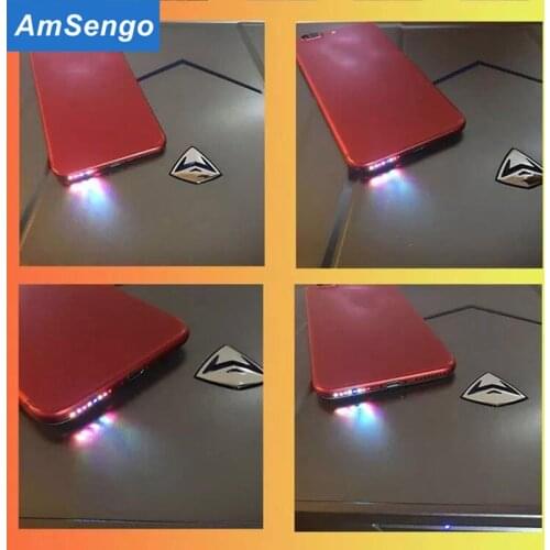 For iPhone Speaker LED Light Glow Night Cool Flash Light Sensor Cable For iPhone 6 6plus 6s Plus 7 7 8 8 Plus led light