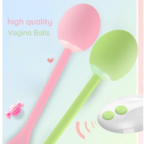 Vagina Balls Remote Control Female Flirt Electric Egg Charge Frequency Conversion Masturbation Double Head Shake Sex Toys