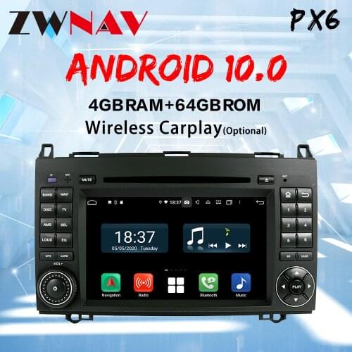 ZWNAV Android 10 Car GPS Stereo Car Radio Car DVD Player For BENZ A-class W169 A150 A170 B-class W245 B170 B200 2004-2012