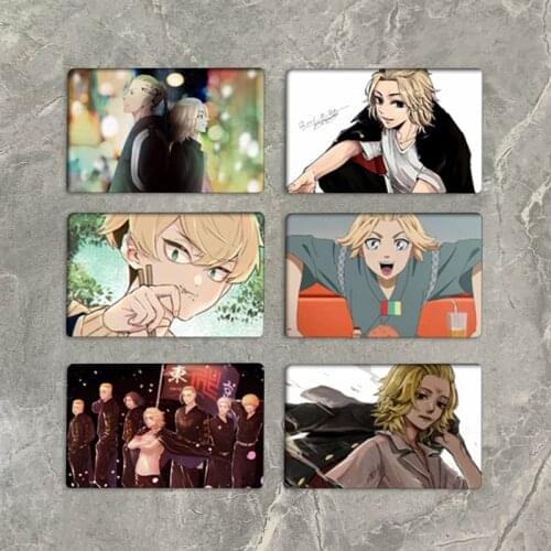 10PCS/Set Japan Anime Tokyo Revengers Photocards Thicken Animation Crystal Card Stickers LOMO Cards For Fans Collection Gift