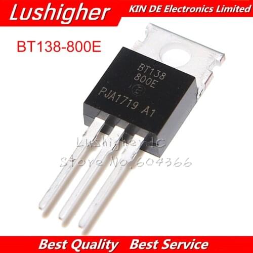 10pcs BT138-800E TO220 BT138-800 TO-220 BT138 800E New Original