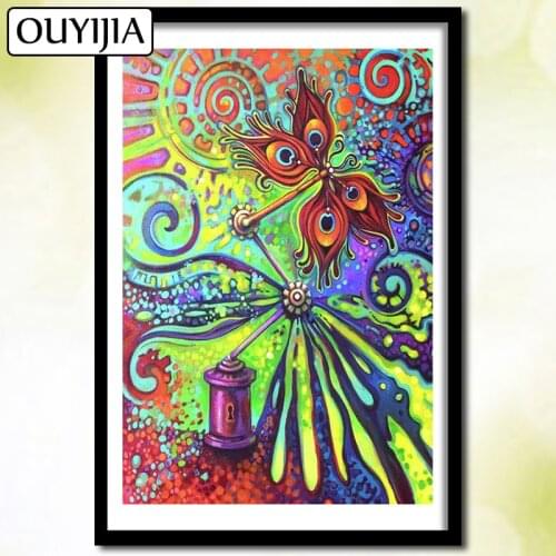 Butterfly 5D DIY Diamond Painting Full Square Animals Flowers OUYIJIA Diamond Mosaic Picture Of Rhinestones Embroidery Sale Bird