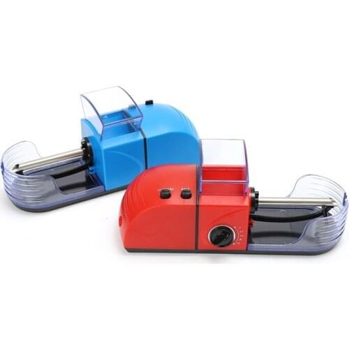 8mm Electric Fully Automatic Cigarette Puller EU Plug Tobacco Filler DIY Mini Cigarette Rolling Machine With Conversion Plug