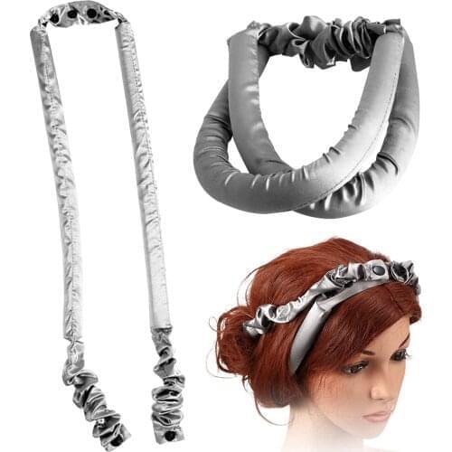Heatless Sleeping Hair Rollers Flexible Curling Rods Hairs Tools Hairdressing Spiral Modeling Accessories Bands For Hairstyles