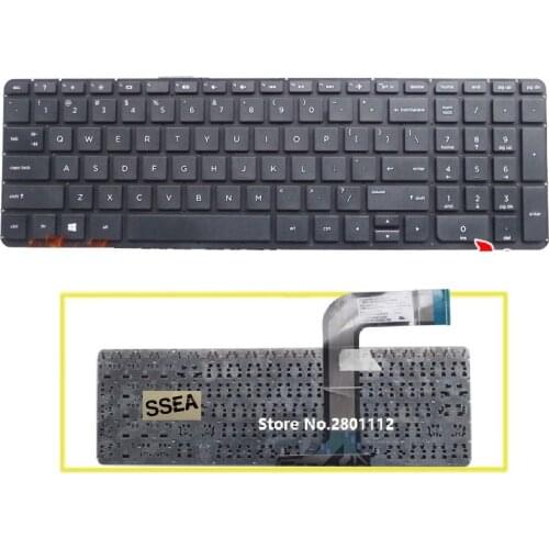 SSEA New Laptop US Keyboard black For HP Pavilion 15-P 17-F 17-F000 17-P000 17-F040 17-F115 15-p015st 15-P011st without frame