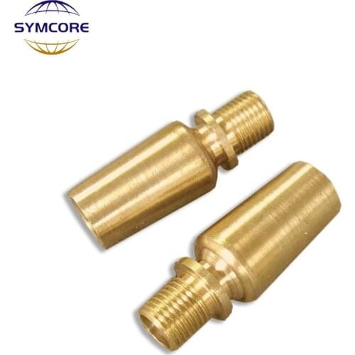 2pcs All Brass M10 Head Wall Lamp Copper Art Steering Head Fitting Inner M10 To Outer M10 Learning LED Table Lamp Steering Head