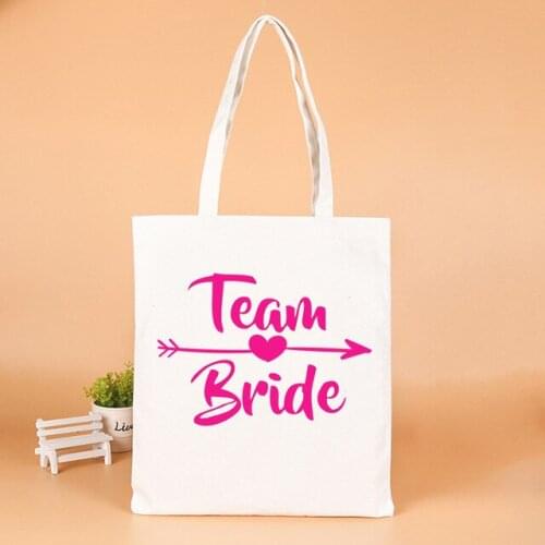 New Wedding Party Team Bride Gifts Bags Wedding Favors Gifts Guests Holder Bag Bachelorette Party Decoration Supplies