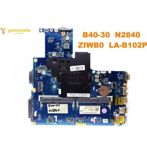 Original for Lenovo B40-30 laptop motherboard B40-30 N2840 ZIWB0 LA-B102P tested good free shipping