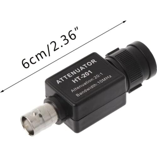 HT201 20:1 Signal Attenuator 10MHz Oscilloscope Accessories Oscilloscopio 203C