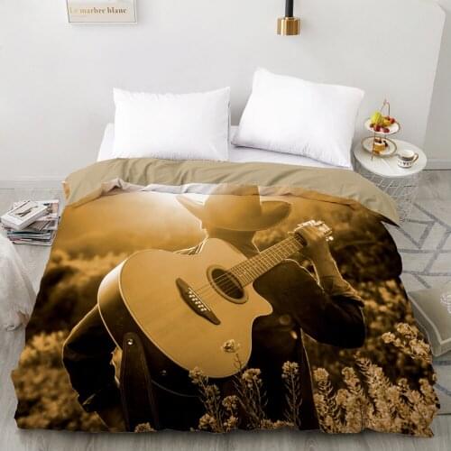 3D Duvet cover Quilt/Blanket/Comfortable Case Luxury Bedding 135 140x200 150x200 220x240 200x220 for Home cowboy music