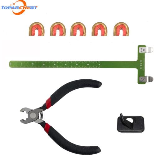 Toparchery Professional Nocking Buckle Plier With 5pcs Coppers For Recurve Bow Compound Bow For Shooting Hunting Bow Accessories
