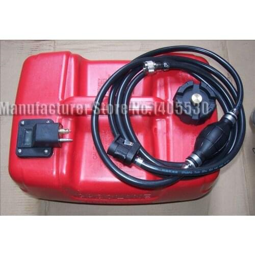 Top Quality 12L Gasoline engine accessories Fuel Tank with cable For Mercury 2 Stroke marine outboard motor part