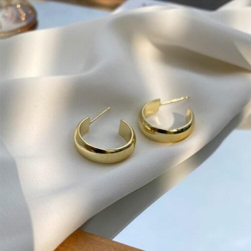 S925 Silver Needle Earrings 18 Karat Gold Plated Stud Earrings Gold Earrings Jewelry sets Earrings for women