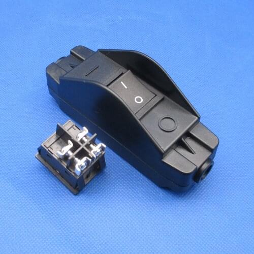 1 pcs JR-617 high-current switch Rocker switch with indicator light In line switch Retardant high temperature screw fitting 16A