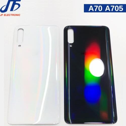 10pcs For SAMSUNG Galaxy A70 2019 SM-A705F A705 A705F Back Battery Cover Door Rear Glass Housing Case Replace Battery Cover