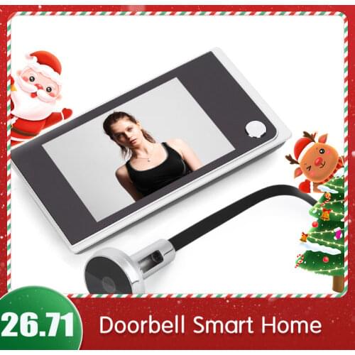 3.5 inch Video peephole Digital Door Camera Doorbell 120 Degree Angle Peephole Viewer video Eye Door Doorbell Outdoor Door Bell
