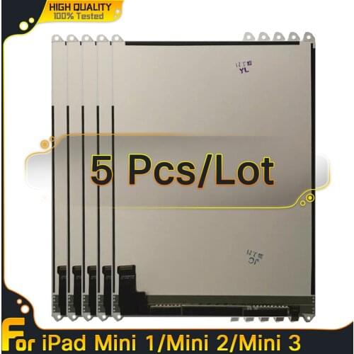 5 pcs/lot High Quality LCD For iPad Mini 1/2/3 A1489 A1490 A1491 Assembly Parts For ipad mini A1432 A1454 A1455 LCD Replacement
