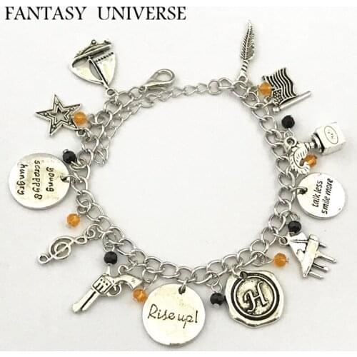 FANTASY UNIVERSE Freeshipping 20pc a lot Hamilton charm bracelet BKSLJOHN03