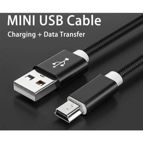Mini USB Cable Mini USB To USB Fast Data Transfers Charger Cable for MP3 MP4 Player Car DVR GPS Digital Camera HDD Cord