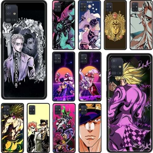 Soft Phone Case for Samsung Galaxy A21S A51 A71 A12 A50 A70 A31 A41 A02S A72 Shockproof Coque Shell Anime JoJo Killer Queen