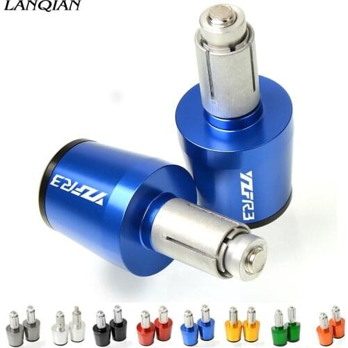 Motorcycle Handlebar CNC End Grips Handle Hand Bar Cap Cover FOR Yamaha YZF R1 2001 2002 2004 2005 2007 YZF R3 YZFR3 YZF-R3