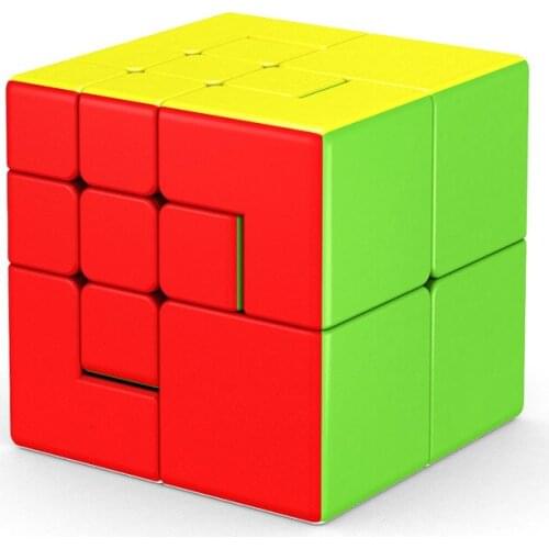 Newest MoYu 2x2 3x3 Bandaged Magic Cube Meilong 2x2x2 3x3x3 Cubo Magico Mixup Speed Cube Puzzle Challenge Kids Toys