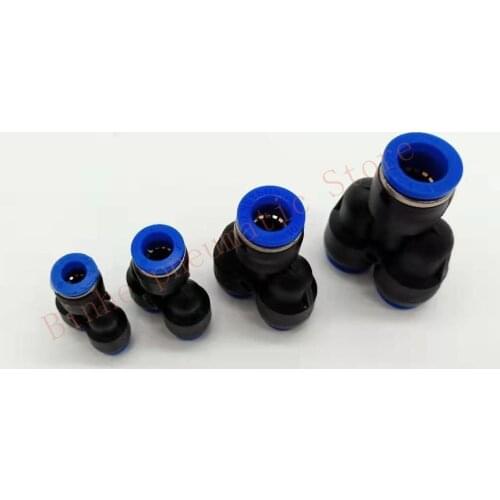 Three - way variable diameter Y - type pneumatic joint Fast tracheal PW6-4 PW8-4 PW8-6 PW10-6 PW10-8 PW12-8 PW12-10 PW16-12