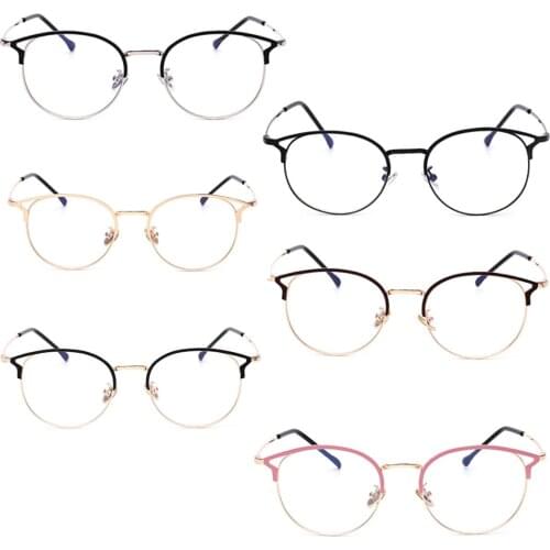 New Retro Anti-blue Light Eyeglass Frames Women Fashion Cat Eye Brand Myopia Optical Eyeglass Frames Men’s glasses Decoration