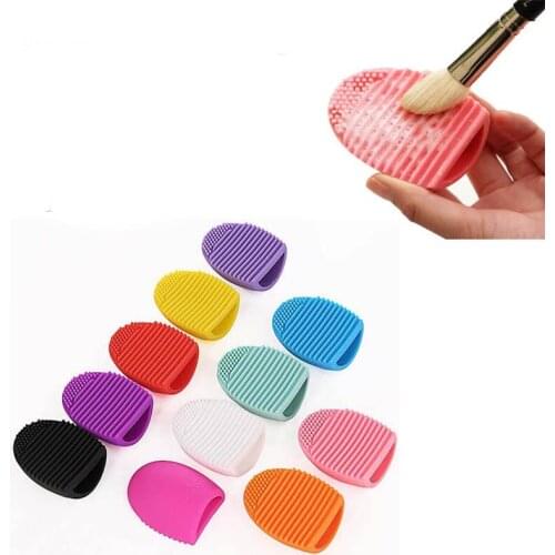 11 colors Brushegg Silicone Brush Cleaning Egg Brush egg Cosmetic Brush Cleanser Make up Makeup Brush Cleaner Clean tools