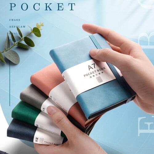 2pcs A7/A6 Pocket Notebook Small Carry-on Notepad Word Book Compact Mini Pocket Handy Note With Pen Nurse Memo Notebook Student