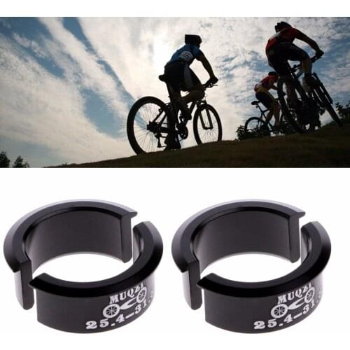 4Pcs Bicycle Handlebar Shim 25.4mm to 31.8mm Stem For Fixed Gear MTB Road Bike