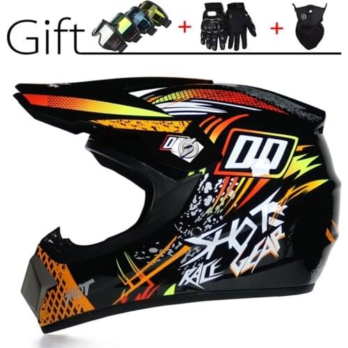 ABS Rmotorcycle Helmet Classic Bicycle MTB DH Racing Helmet Motocross Downhill Bike 3 Gifts Motorcycle Helmet Casco