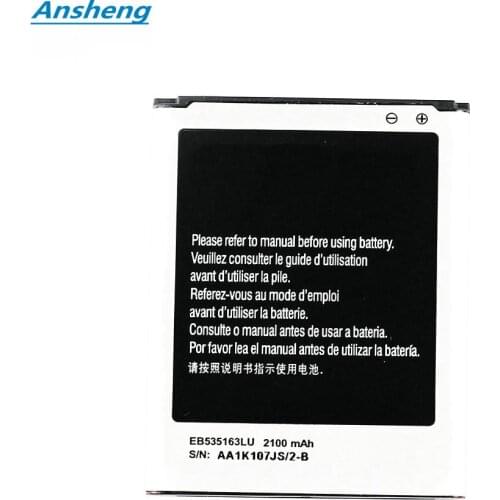 Ansheng 2100mAh EB535163LU Battery For Samsung I9082 Galaxy Grand DUOS I9080 I879 I9118 Neo+ I9168 I9060 Smart phone