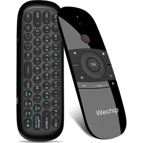 New Original Wechip W1 Keyboard Mouse Wireless 2.4G Fly Air Mouse Rechargeble Mini Remote Control For Android Tv Box/Mini PC/TV