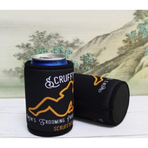 500pcs Print Logo Beer Can Cooler Holder Neoprene Bottle Cooler Promotional Stubby Holders Keep Beer Cooler Covers For Beer Cans