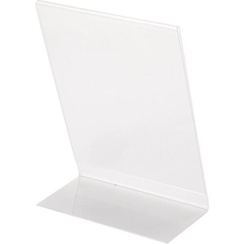 1PC Acrylic Nail Display Stands Poster Menu Perspex Leaflet Display Stands A6 Showing Shelf Nail Art Tool