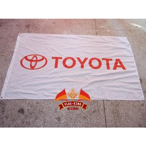Toy car brand flag ,free shipping,90X150CM size polyester