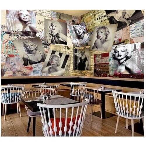 Photo Wallpaper Living Room Wallpaper 3D Painting Original European and American Retro Sexy Dreamy Nostalgic Poster Background