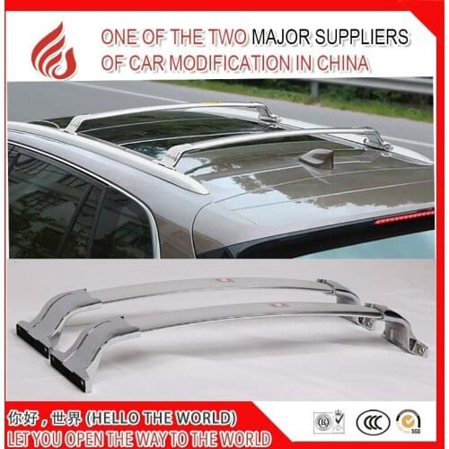 Hot sale High quality Stainless steel plating color screw install roof rack cross bar for Envision 2014 2015 2016 2017 2018