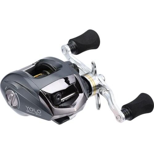HiUmi 11BB 6.3:1 Low Profile Baitcasting Reel Left/Right Hand Water Drop Wheel