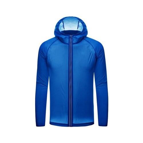 Mens Sunscreen Jackets Summer Male Outwear Thin Breathable Hooded Coats Summer Mens Slim Fit Bomber Jackets Clothing